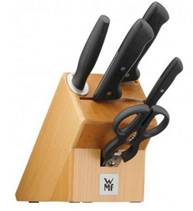 Bild zu WMF Classic Line Messerblock Buche 6-teilig mit Schere für 66€