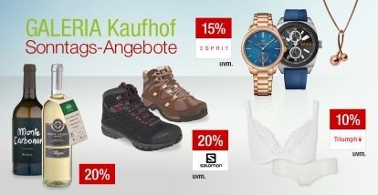 Bild zu Galeria Kaufhof Sonntagsangebote, z.B. 20% Rabatt auf Stiefeletten