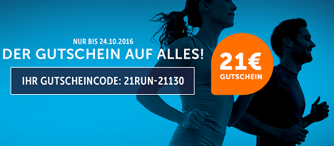 Bild zu 21run: Bis zu 40% Rabatt im Sale + 21€ Rabatt-Gutschein (130€ MBW)