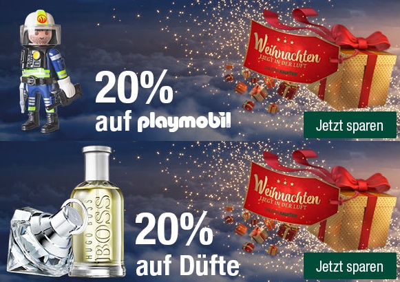 Bild zu Galeria Kaufhof: 20% Rabatt auf Playmobil und Düfte