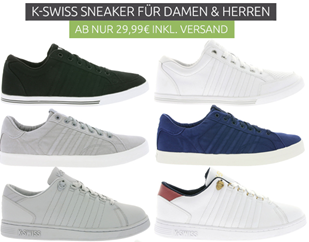 Bild zu K-Swiss Sneaker für Damen & Herren ab 29,99€ inklusive Versand