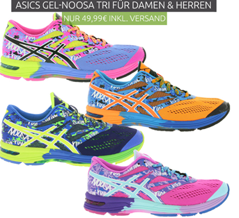 Bild zu asics Gel-Noosa TRI 10 Laufschuhe für Damen und Herren in verschiedenen Farben für 49,99€