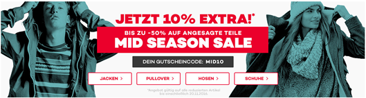 Bild zu Planet Sports: Winter Sale mit bis zu 50% Rabatt + 10% Extra Rabatt