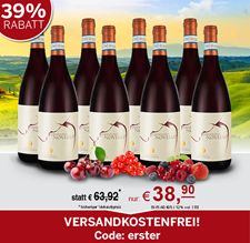 Bild zu ebrosia: 8 Flaschen Canti di Custoza Novello Bardolino 2016 für 38,90€