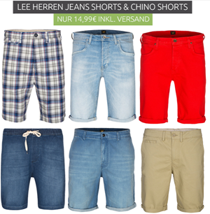 Bild zu Lee Herren Jeans Shorts sowie China Shorts für 14,99€