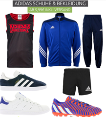 Bild zu Adidas Schuhe & Bekleidung ab 5,99€ inklusive Versand