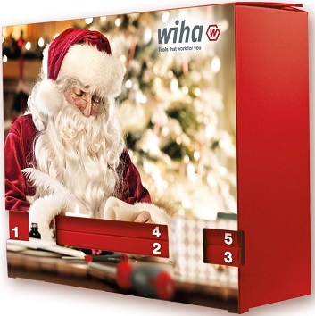 Bild zu WIHA Adventskalender 2016 mit Werkzeug-Set für 39,99€