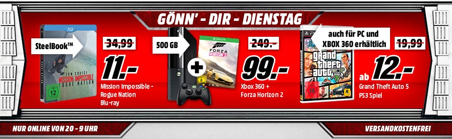 Bild zu Media Markt “Gönn dir Dienstag”, z.B. Grand Theft Auto V [PS3] für 12€