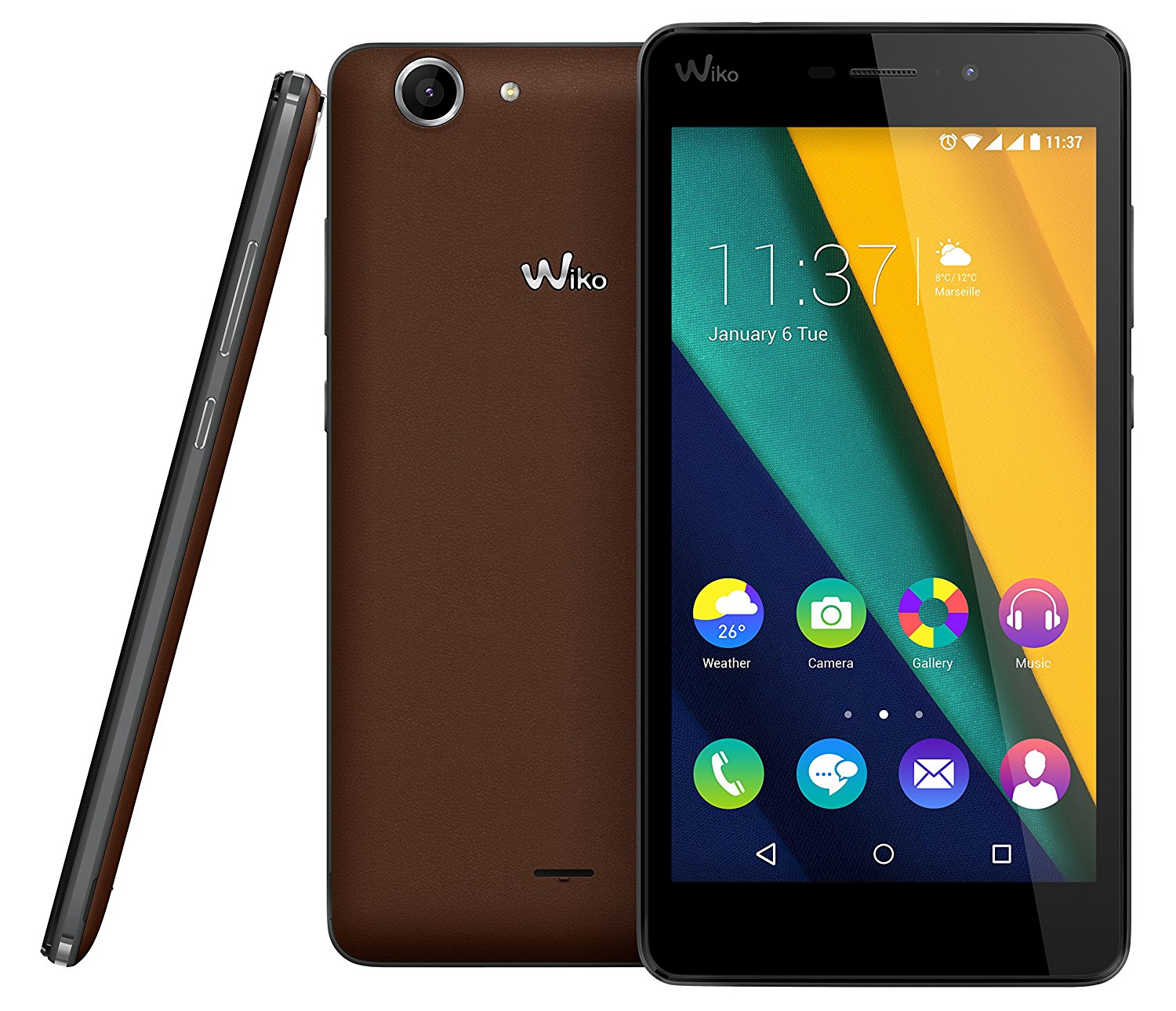 Bild zu 5 Zoll Smartphone Wiko Pulp FAB (16 GB) + Adidas Fußball für 109€