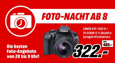 Bild zu MediaMarkt Foto-Nacht mit reduzierten Kameras, Actioncams und Objektiven