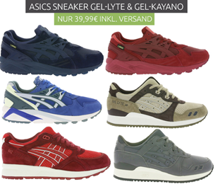 Bild zu asics Sneaker für Damen und Herren (Gel-Lyte & Gel-Kayano) für je 39,99€