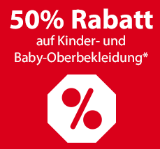 Bild zu NKD: 50% Rabatt auf alle Kinder- und Baby-Oberbekleidung