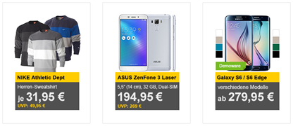 Bild zu Die Allyouneed.com Wochenendangebote, z.B. [Demoware] Samsung Galaxy S6 für 279,95€