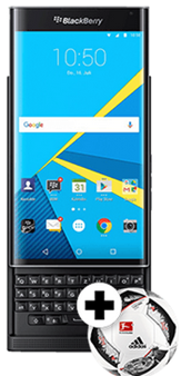 Bild zu BlackBerry PRIV Smartphone (13,7 cm (5,4 Zoll) Display, 32GB Speicher, 18 Megapixel, Android 5.1) + Adidas Fußball für 329€