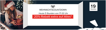 Bild zu [bis 22 Uhr] Dress-for-Less: 20% Extra Rabatt auf alles