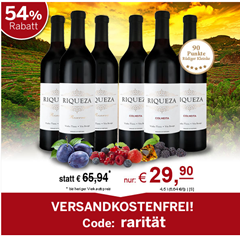 Bild zu ebrosia: 6 Flaschen 2006er Riqueza Colheita & Reserva für 29,90€