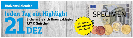 Bild zu 7,77€ Gutschein bei Conrad (ab 39€ einlösbar)