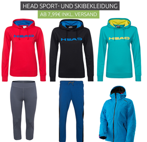 Bild zu [Super] Head Sport- und Skibekleidnug ab 7,99€ inklusive Versand