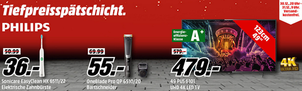 Bild zu Media Markt “Tiefpreisspätschicht” mit Angeboten von Philips