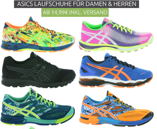 Bild zu asics Laufschuhe für Damen & Herren ab 14,99€ inklusive Versand