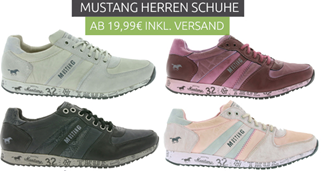 Bild zu Mustang Schuhe & Sneaker ab 19,99€ inklusive Versand