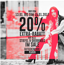 Bild zu Buffalo: 20% Extra Rabatt auf bereits reduzierte Stiefel & Overknees