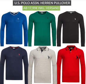 Bild zu U.S. POLO ASSN Herrenpullover ab 17,99€ inklusive Versand