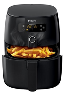 Bild zu Philips HD9641/90 Airfryer TurboStar Heißluftfritteuse, 800g Korbgröße, 1425 W für 155€ (Vergleich: 215,90€)