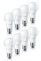 Bild zu 8er Pack Philips LED (einfarbig) 230 V E27 6 W = 40 W für 17,99€