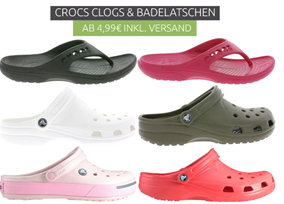 Bild zu Crocs Clogs & Badelatschen ab 4,99€ inklusive Versand