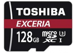 Bild zu Toshiba microSDXC-Karte 128 GB EXCERIA M302 Class 10, UHS-I inkl. SD-Adapter ab 31,94€