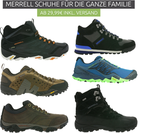 Bild zu MERRELL Schuhe (Winterschuhe, Sneaker usw.) ab 19,99€ inklusive Versand