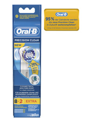 Bild zu Oral-B Aufsteckbürsten Precision Clean 8+2 Sonderpack ab 14,87€