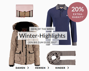 Bild zu Engelhorn Winter Sale mit bis zu 70% Rabatt + 20% Extra Rabatt auf die Winter Highlights