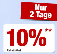 Bild zu Plus.de: nur heute + morgen 10% Rabatt auf (fast) alles