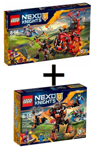 Bild zu Lego Nexo Knights 70316 Jestros Gefährt der Finsternis + Lego Nexo Knights – Infernox und die Königin (70325) ab 44,98€