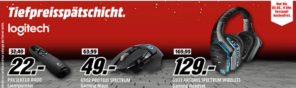 Bild zu Media Markt Tiefpreisspätschicht mit Angeboten von Logitech