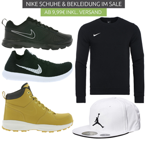 Bild zu Nike Schuhe & Bekleidung im Sale ab 9,99€ inklusive Versand