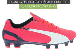 Bild zu PUMA evoSPEED 2.3 FG Fußballschuhe für je 19,99€