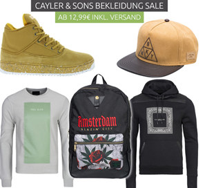 Bild zu CAYLER & SONS Bekleidung ab 12,99€ inklusive Versand