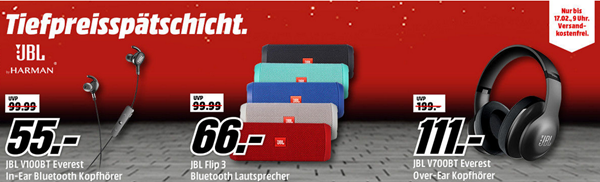 Bild zu Media Markt Tiefpreisspätschicht mit Angeboten von JBL