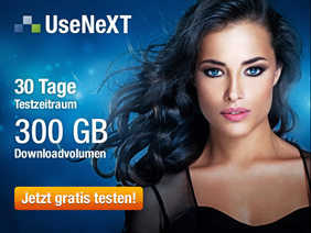 Bild zu UseNext: 14 Tage kostenlos mit 3GB (keine Kündigung notwendig) oder 30 Tage kostenlos mit 30GB (Kündigung notwendig)