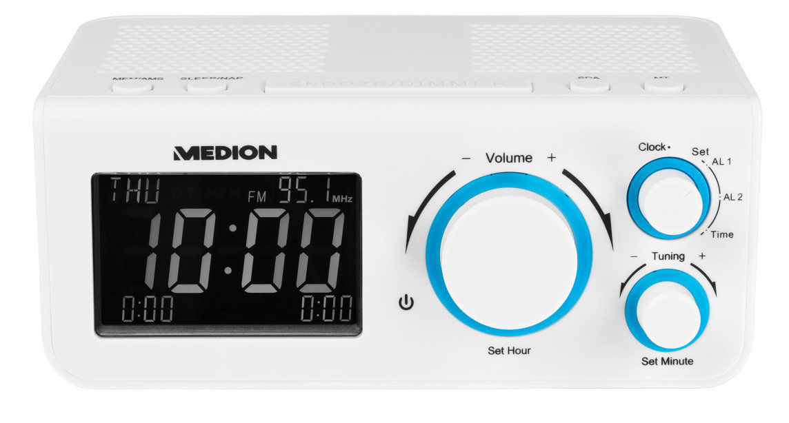 Bild zu Uhrenradio Medion Life E66323 (MD 43009) für 11,99€