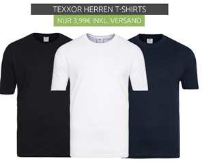 Bild zu Texxor Herren T-Shirts aus 100% Baumwolle für je 3,99€