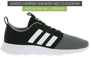 Bild zu adidas neo cloudfoam Swift Racer Herren Sneaker für 39,99€