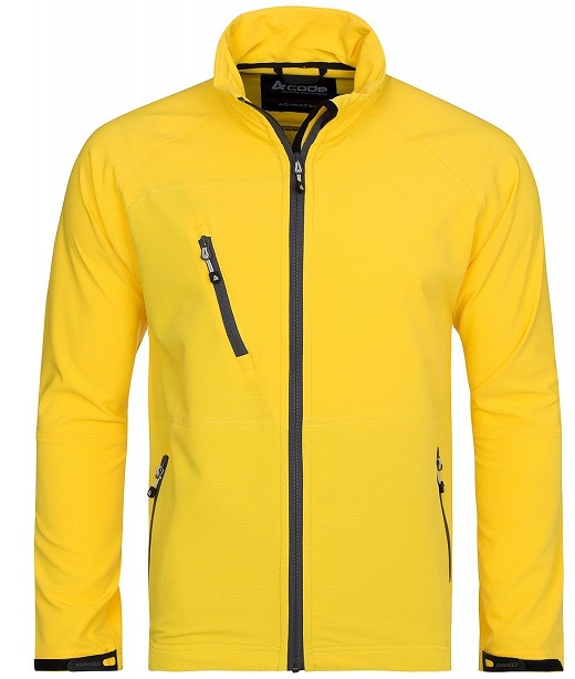 Bild zu Acode Herren Softshell-Jacke in der Farbe Gelb für 17,99€