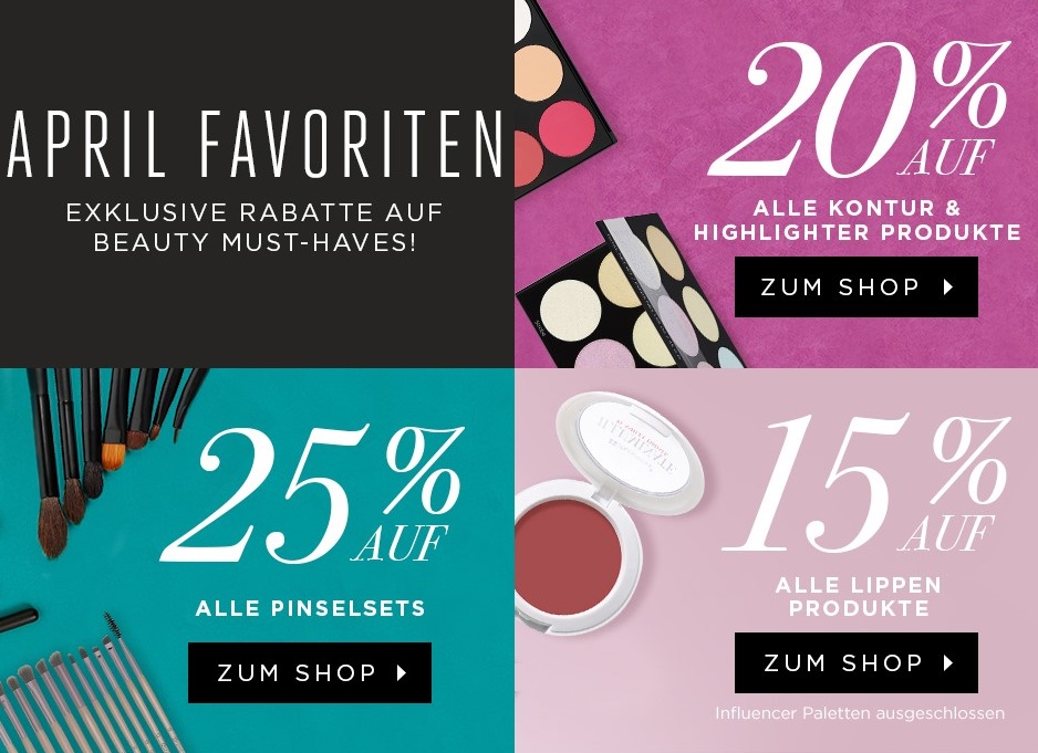 Bild zu BH Cosmetics: Bis zu 25% Rabatt auf ausgewählte Artikel