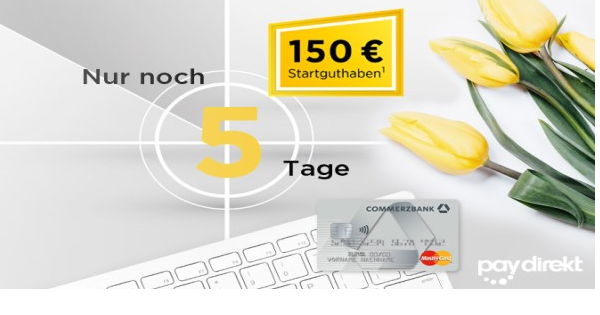 Bild zu Commerzbank: 150€ Startguthaben für das kostenlose und beitragsfreie Girokonto + kostenlose Kreditkarte auf Wunsch