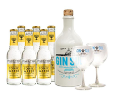 Bild zu Gin Sul Set inkl. 6x Fever Tree Tonic Water + 2 Original Gläser für 39,90€