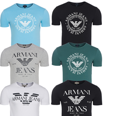 Bild zu Armani Jeans Logo Graphic Herren T-Shirt für 19,99€